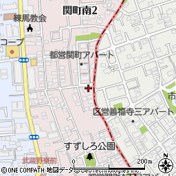 東京都練馬区関町南2丁目13-24周辺の地図