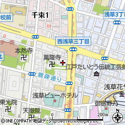 アルス浅草ラルジュール周辺の地図