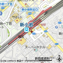 焼肉 牛角 新小岩駅前店周辺の地図