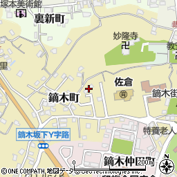 千葉県佐倉市鏑木町198-33周辺の地図