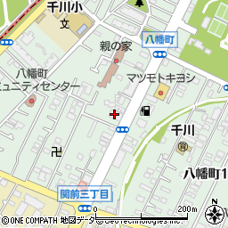 はま寿司 武蔵野八幡町店周辺の地図