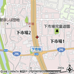 千葉県八千代市下市場周辺の地図