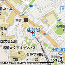 みずほ銀行丸ノ内線茗荷谷駅 ＡＴＭ周辺の地図