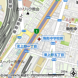 MONday Apart Premium 上野周辺の地図