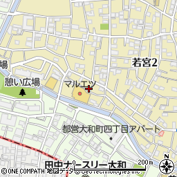 東京都中野区若宮2丁目43-12周辺の地図