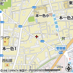 東京都江戸川区本一色2丁目6-12周辺の地図
