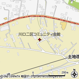 川口二区コミュニティ会館周辺の地図