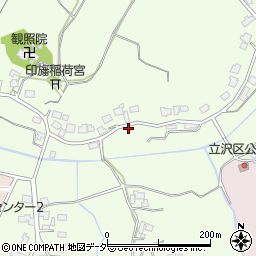 千葉県富里市立沢718周辺の地図