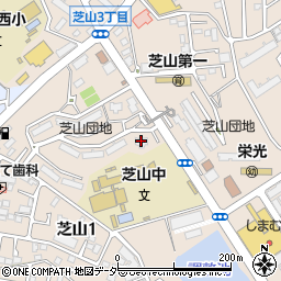 ＵＲ都市機構芝山団地１丁目４０番１号周辺の地図