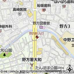 株式会社ガレージフジ龍源　中野野方支店周辺の地図