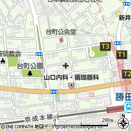 ベルデ勝田台２周辺の地図