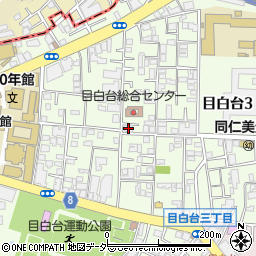 東京都文京区目白台3丁目18-5周辺の地図