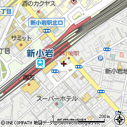 みずほ銀行新小岩駅前 ＡＴＭ周辺の地図