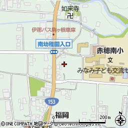 長野県駒ヶ根市赤穂福岡8852周辺の地図