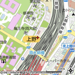 東京都台東区上野公園17周辺の地図