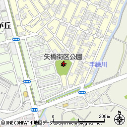 矢橋街区公園周辺の地図
