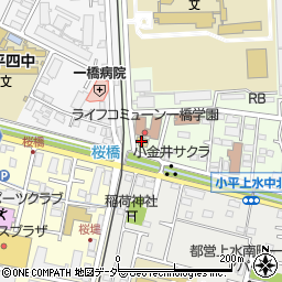 小平一橋学園　雲母保育園周辺の地図