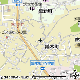 千葉県佐倉市鏑木町102周辺の地図