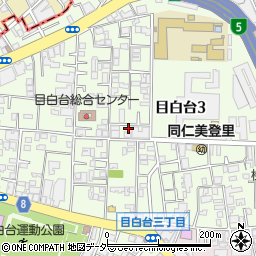 東京都文京区目白台3丁目19-10周辺の地図