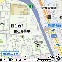 東京都文京区目白台3丁目29-23周辺の地図