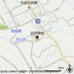 近戸神社周辺の地図