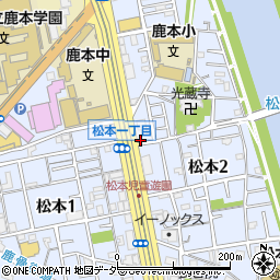 東京都江戸川区松本2丁目33-1周辺の地図
