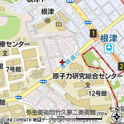 東京都文京区弥生2丁目15-10周辺の地図