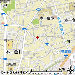 東京都江戸川区本一色2丁目6-14周辺の地図