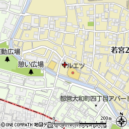 東京都中野区若宮2丁目42-2周辺の地図