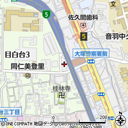 東京都文京区目白台3丁目29-18周辺の地図