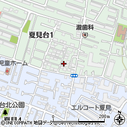 千葉県船橋市夏見台1丁目7-3周辺の地図
