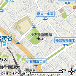 文京区役所　区民施設竹早テニスコート周辺の地図