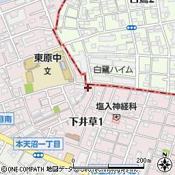 クレスト吉田周辺の地図