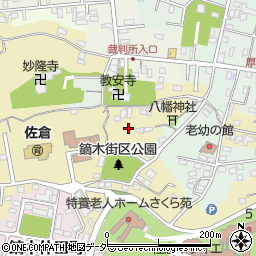 千葉県佐倉市鏑木町230周辺の地図