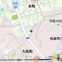 千葉県佐倉市本町110-6周辺の地図