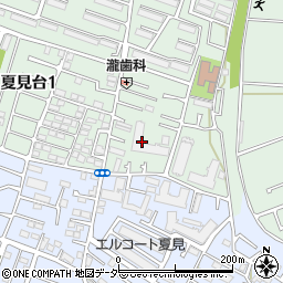 千葉県船橋市夏見台1丁目8周辺の地図