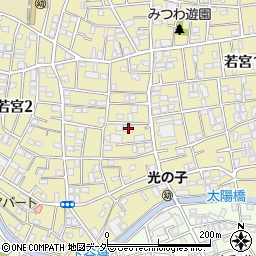 東京都中野区若宮2丁目5-18周辺の地図