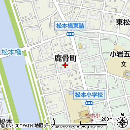東京都江戸川区鹿骨町402周辺の地図