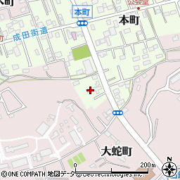 千葉県佐倉市本町104-1周辺の地図