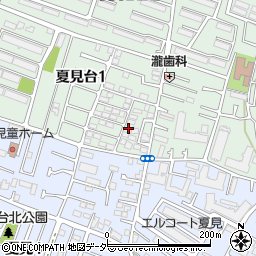 千葉県船橋市夏見台1丁目7-4周辺の地図