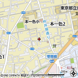東京都江戸川区本一色2丁目4-1周辺の地図