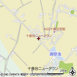 十倉台ニュータウン周辺の地図