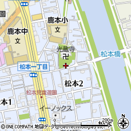 東京都江戸川区松本2丁目31-15周辺の地図