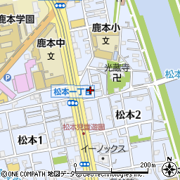 東京都江戸川区松本2丁目33-10周辺の地図