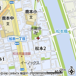 東京都江戸川区松本2丁目31-14周辺の地図
