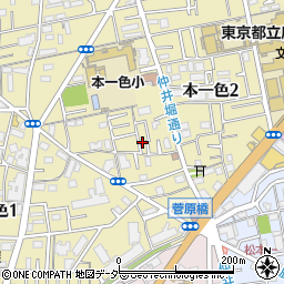 東京都江戸川区本一色2丁目4-2周辺の地図