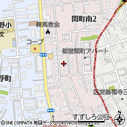 東京都練馬区関町南2丁目22周辺の地図