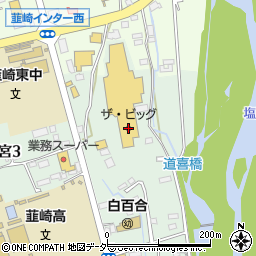 ザ・ビッグ韮崎店周辺の地図