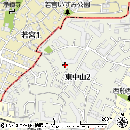 千葉県船橋市東中山2丁目11周辺の地図