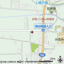 長野県駒ヶ根市赤穂福岡8504-1周辺の地図
